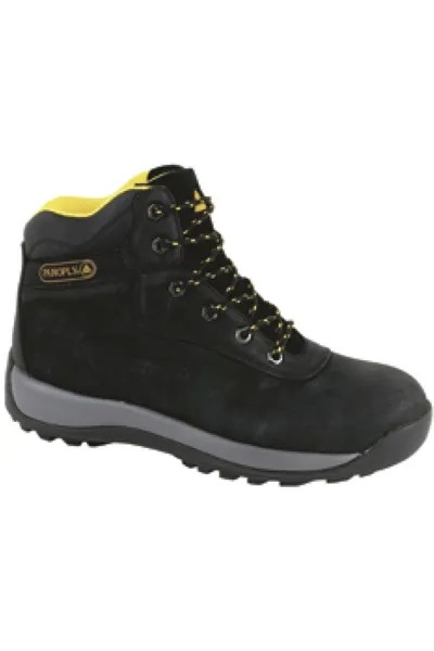 Обувь из нубуковой кожи Hiker Safety Boots Delta Plus, черный