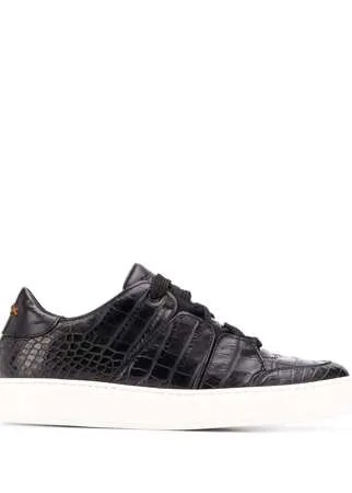Ermenegildo Zegna XXX кеды Tiziano с тиснением под крокодила