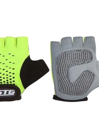 Велосипедные перчатки STG AL-03-511(XS / зелено-черные/XS)