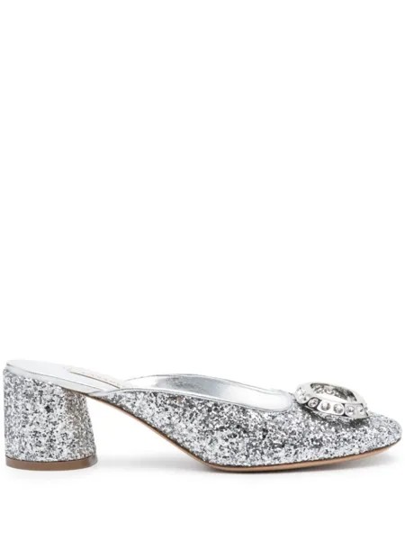 Casadei мюли Ring Cleo 50, серебристый