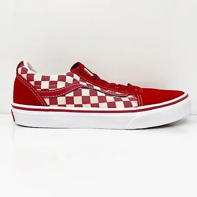 Vans Boys Off The Wall 500714 Красные повседневные кроссовки, размер 4,5