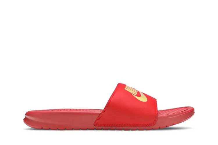 Кроссовки Nike Benassi Slides 'Just Do It', красный