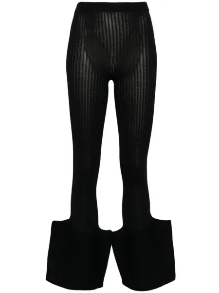 Issey Miyake брюки bootcut Exuberance, черный