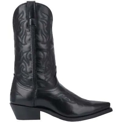 Laredo Мужские черные классические ботинки Laredo Hawk Snip Toe Cowboy 6860