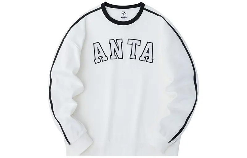 Толстовка унисекс Anta, слоновая кость