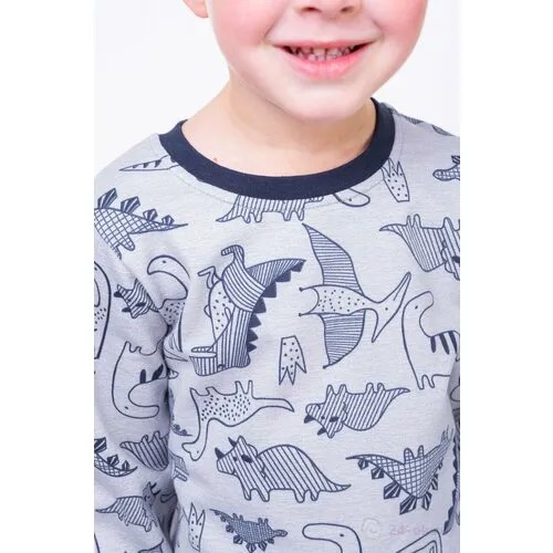 Пижама BONITO KIDS, размер 110, серый