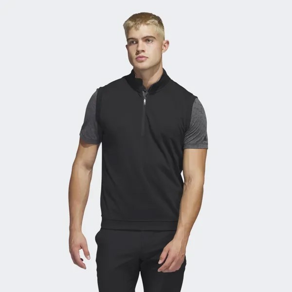 Пуловер с приподнятой молнией 1/4 Adidas, цвет Black