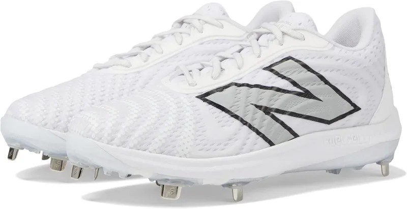 Бутсы FuelCell 4040 v7 Metal New Balance, цвет Optic White/Raincloud