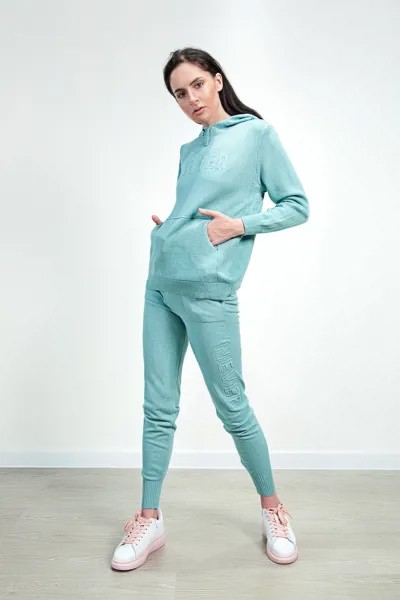 Комплект женский (Кофта + брюки) STOLNIK 6633 (M-L, Коралловый)