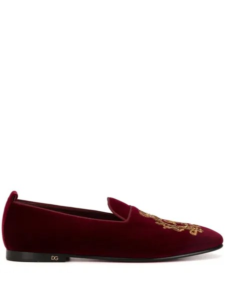 Dolce & Gabbana слиперы Vaticano, красный