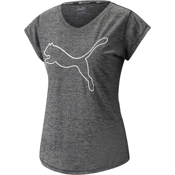 Лонгслив Puma FAVORITE HEATHER CAT, черный