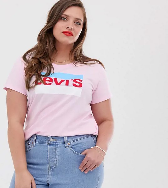 Футболка Levi's Plus perfect-Розовый