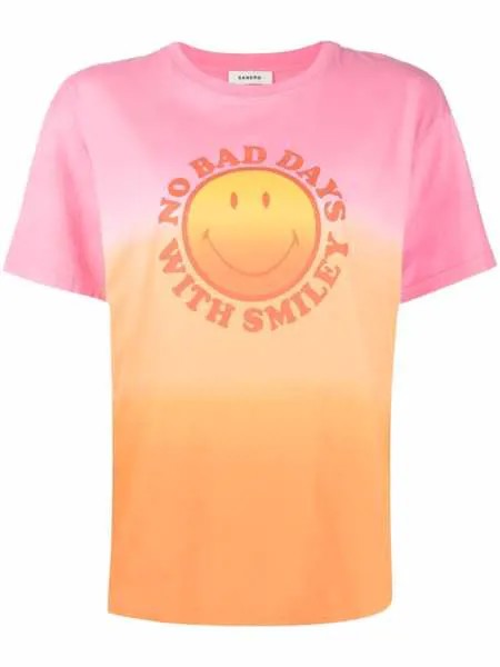 SANDRO Smiley® tie-dye T-shirt