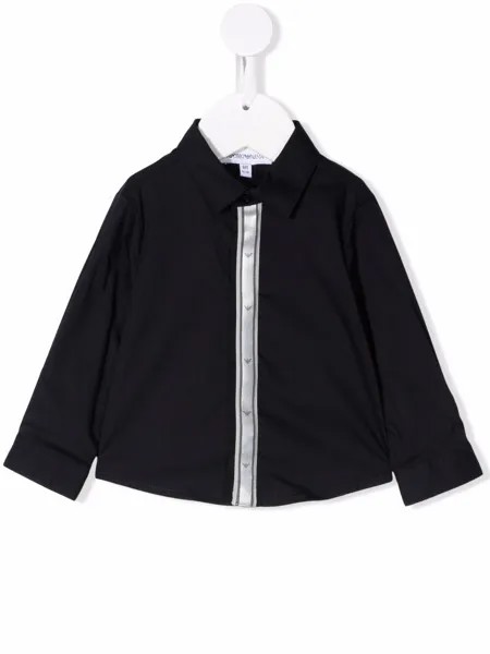 Emporio Armani Kids рубашка с длинными рукавами и логотипом
