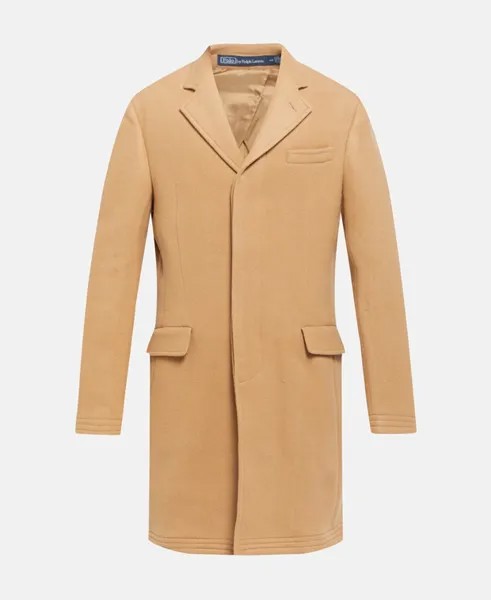 Шерстяное пальто Polo Ralph Lauren, кэмел