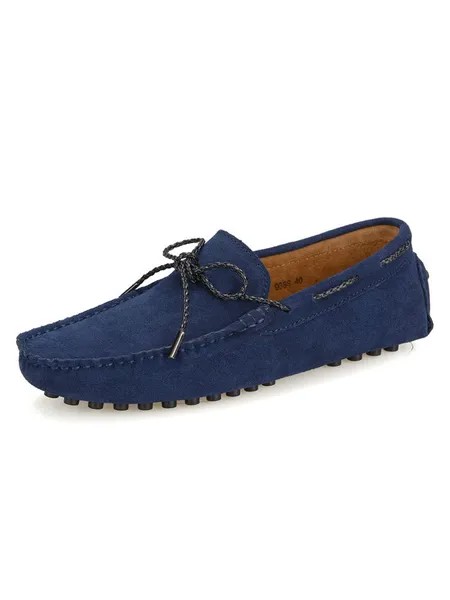 Milanoo Men's Moccasin Driving Shoes Suede Slip-On Loafers