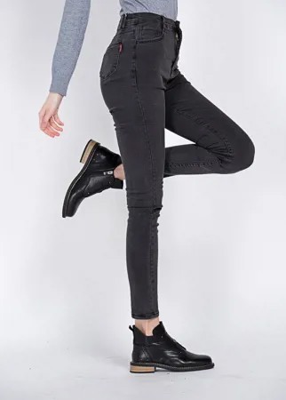 Джинсы женские Denim HS1035 (25, Темно-Серый)