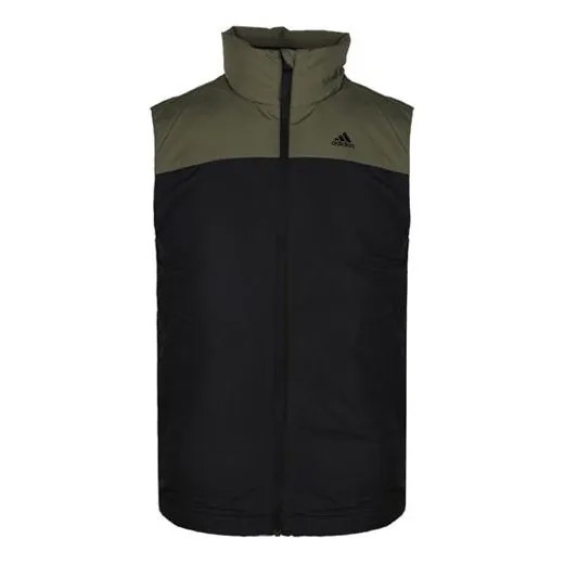 Пуховик adidas Down Vest CB Outdoor protection against cold Stay Warm Stand Collar Black, черный