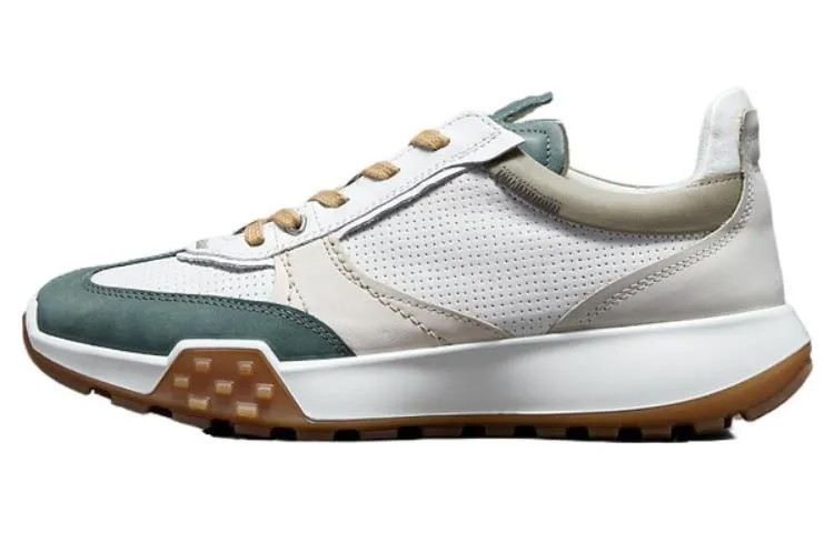 Кроссовки ecco Lifestyle Shoes Men Low-top Green, зеленый