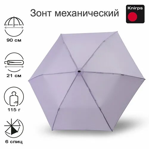 Мини-зонт Knirps, фиолетовый