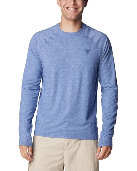 Лонгслив Columbia PFG Uncharted, цвет Bluebell Heather
