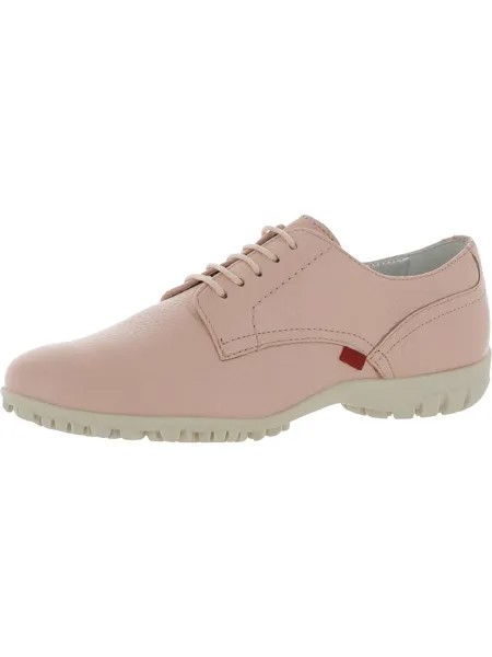 Женские кожаные оксфорды для гольфа Pacific Golf Marc Joseph, цвет Baby Pink Tumbled Grainy