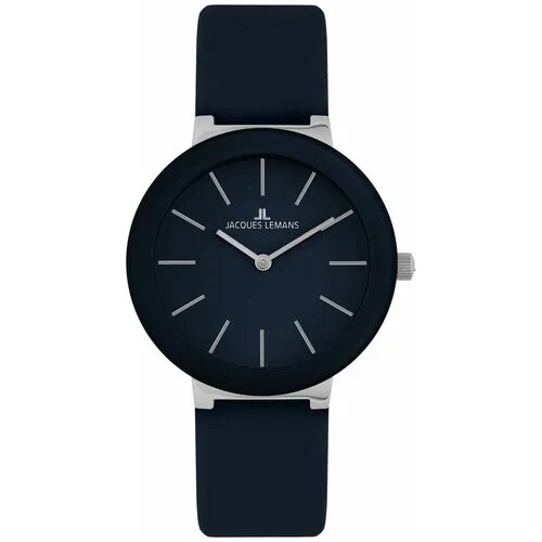 Наручные часы JACQUES LEMANS Design collection, черный, синий