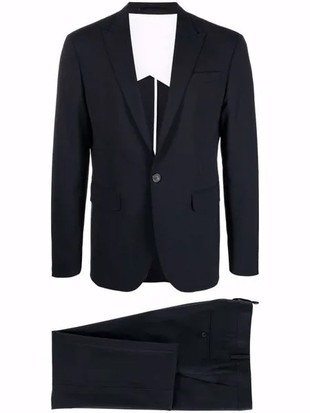 Dsquared2 шерстяной костюм с однобортным пиджаком
