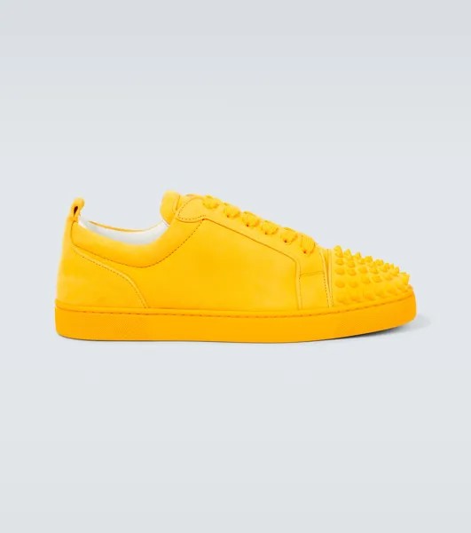 Кроссовки Louis Junior Spikes Christian Louboutin, желтый