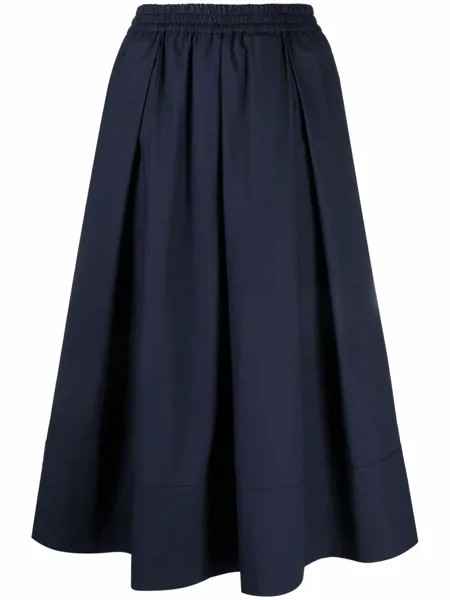 Fay юбка с эластичным поясом и складками