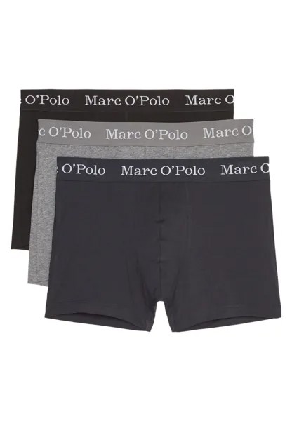 Трусы Marc O´Polo Long Short/Pant Elements Organic Cotton, цвет Black/Navy/Grey Melange