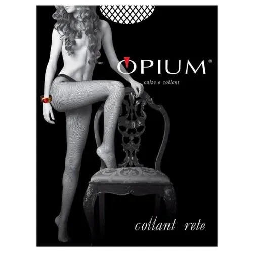 Колготки Opium Collant Rete, размер 2, nero (черный)