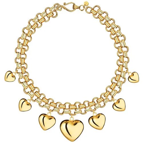 Колье PETITE PERLE, длина 38 см, золотой