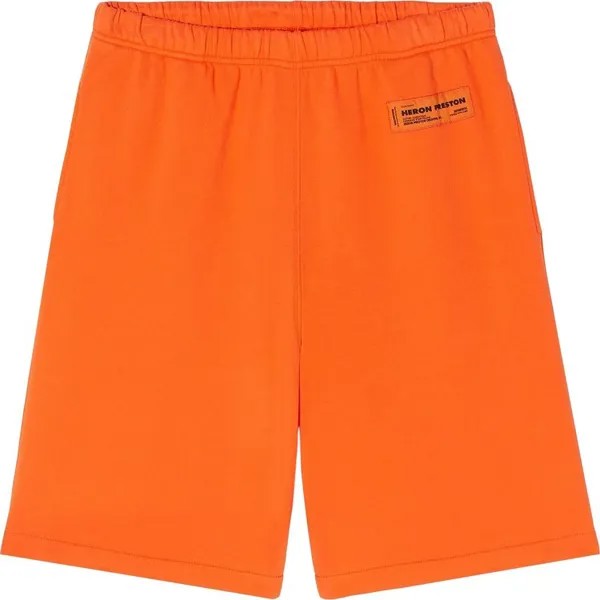 Спортивные шорты Heron Preston Logo Recycled Sweatshorts 'Orange', оранжевый