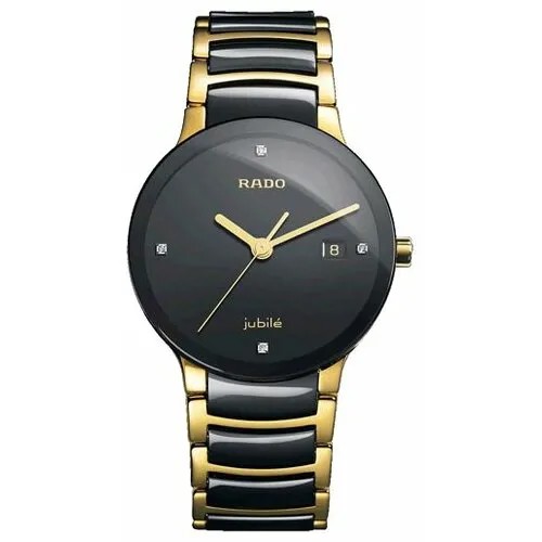 Наручные часы RADO 115.0929.3.071, золотой, черный