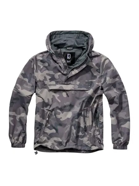 Дождевик Brandit, цвет grey camo