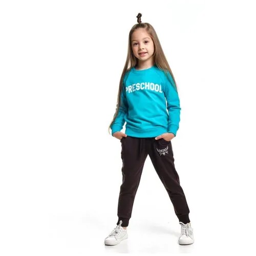 Спортивный костюм для девочки Mini Maxi, модель 1278, цвет бирюзовый, размер 98