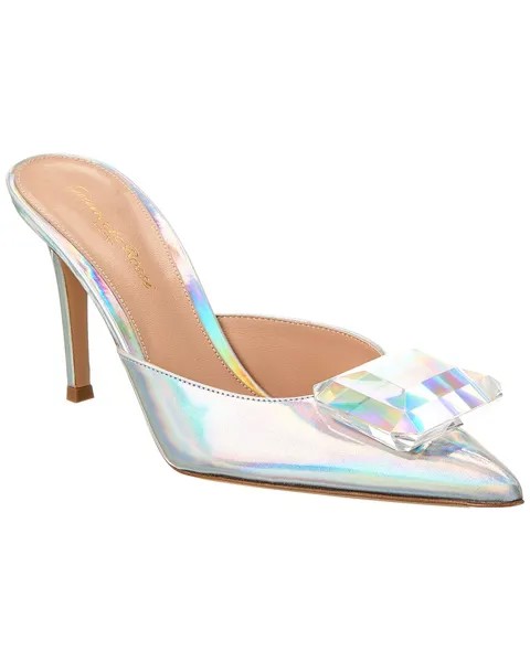 Кожаные мюли Gianvito Rossi Jaipur 85, мультиколор