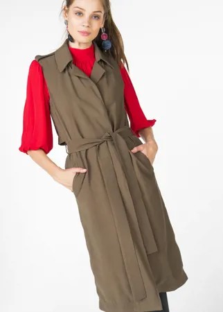 Жилет женский T-Skirt SS17-14-0411-FS зеленый 44 RU