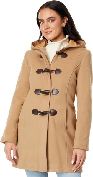 Пальто Lambswool Duffle Coat L.L.Bean, цвет Camel