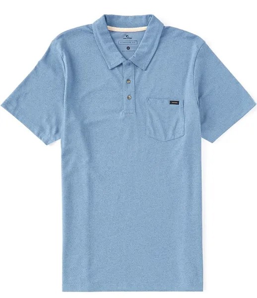 Трикотажная рубашка поло с короткими рукавами Rip Curl Too Easy, синий