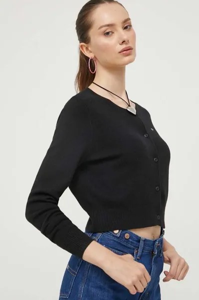 Кардиган Tommy Jeans, черный