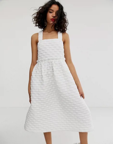 Ярусное платье ASOS WHITE-Мульти