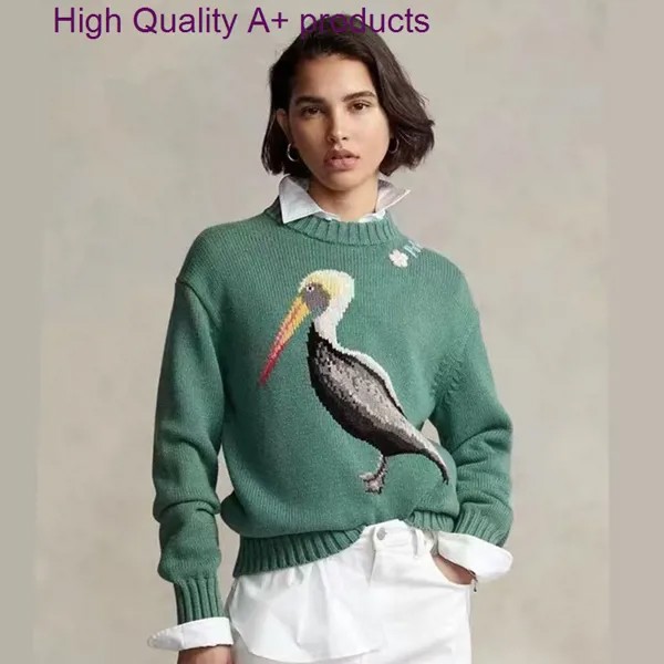Прямая поставка, осенне-зимний кашемировый пуловер для женщин, мягкий базовый женский свитер, рубашка с мишкой RL, корейский модный джемпер, ...