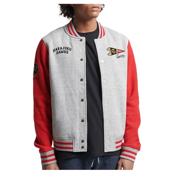 Толстовка Superdry Vintage Collegiate Bomber, белый