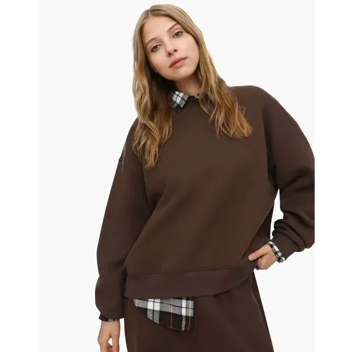 Свитшот Gloria Jeans, размер L-XL (48-54), коричневый