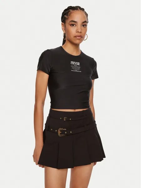 Футболка узкого кроя Versace Jeans Couture, черный