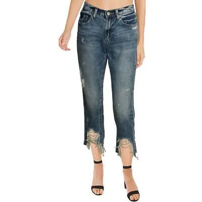 [BLANKNYC] Женские укороченные джинсы The Madison Blue Denim с высокой посадкой 24 BHFO 3674
