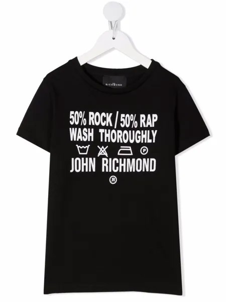 John Richmond Junior футболка с графичным принтом