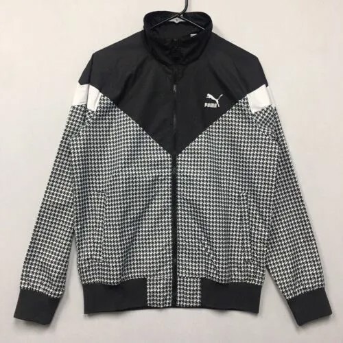 Puma Trend AOP MCS Woven Bomber Мужская ветровка с маленьким принтом размера S 3649